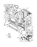 Lower cabinet and front panel parts