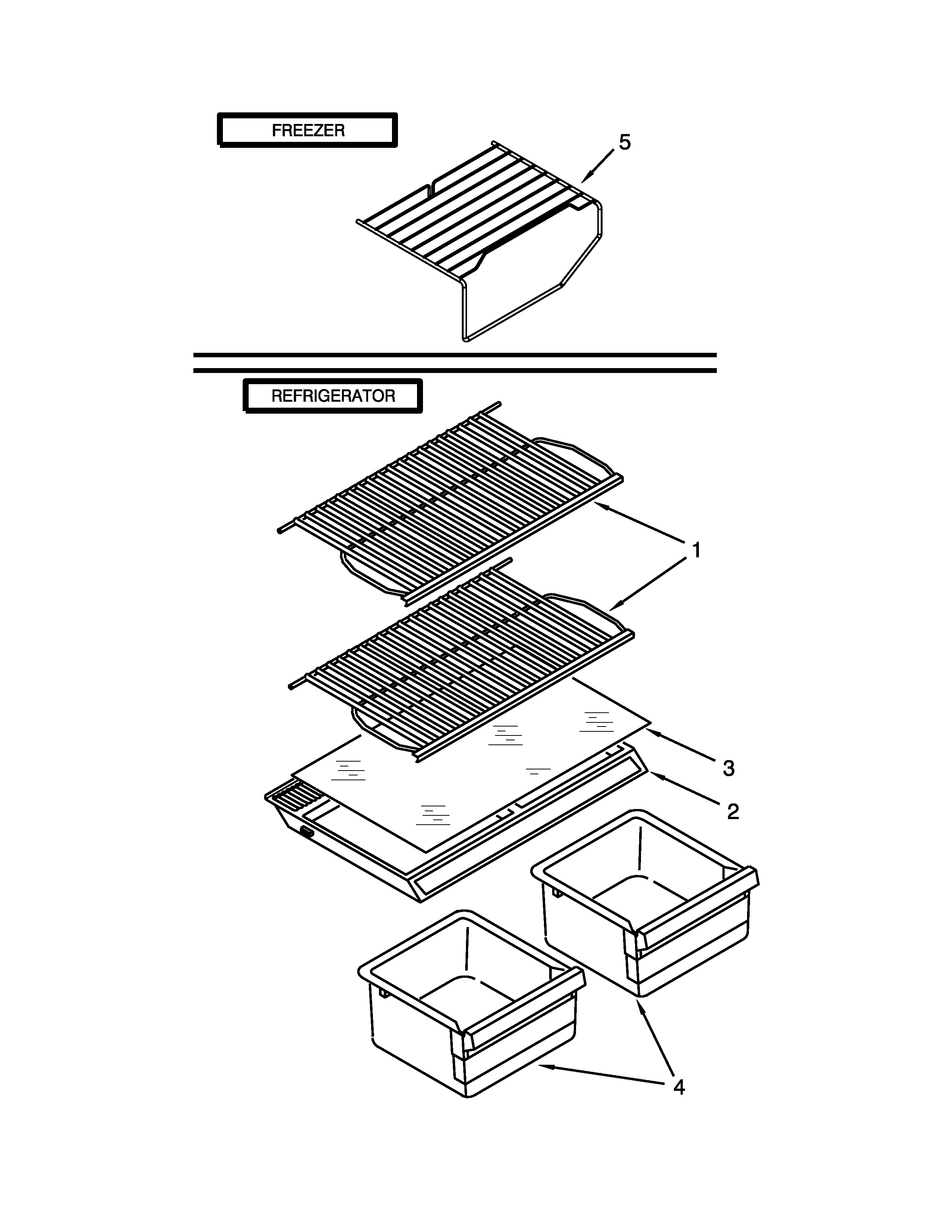 Shelf parts