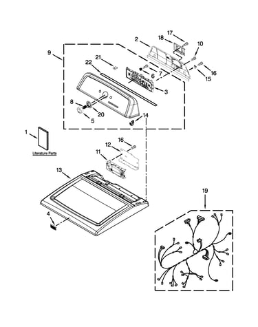 Top and console parts