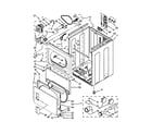 Maytag MEDX550XW0 cabinet parts diagram