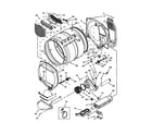 Maytag MEDX550XW0 bulkhead parts diagram