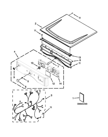 Top and console parts