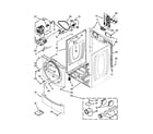 Maytag MEDE200XW1 cabinet parts diagram