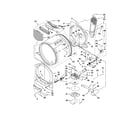 Maytag MGDB850YW2 bulkhead parts diagram
