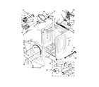 Maytag YMED6000AW0 cabinet parts diagram