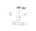 Jenn-Air JGC7530BS0 cooktop, burner and grate parts diagram