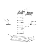 Cooktop, burner and grate parts