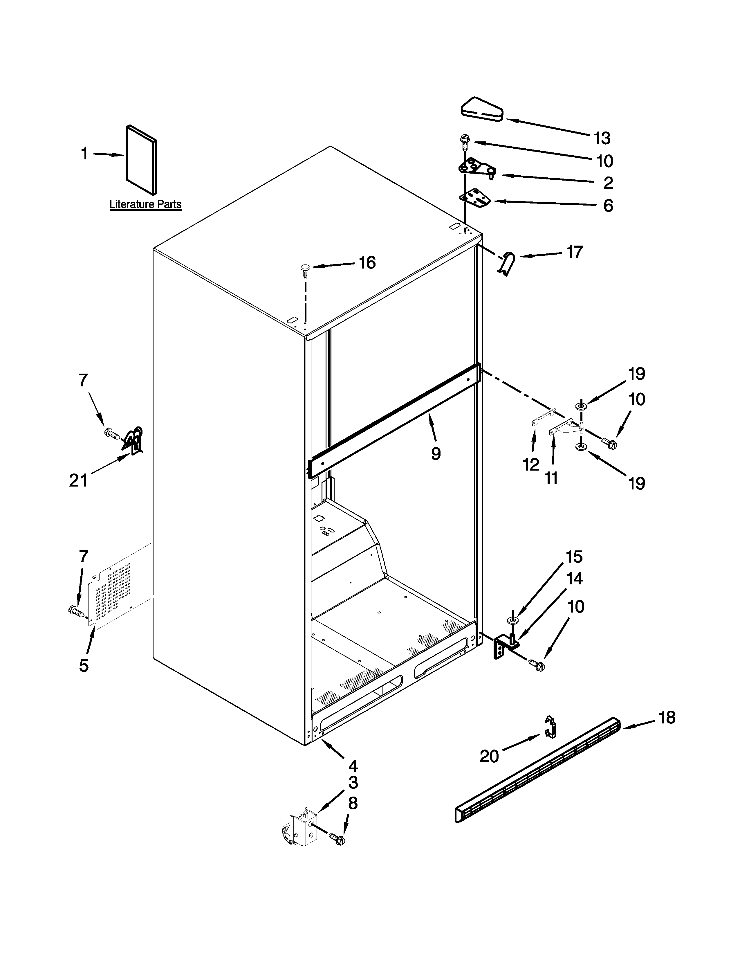 Cabinet parts
