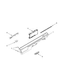 Control panel and latch parts