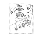 Maytag MDB6769PAW4 pump and motor parts diagram
