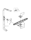 Upper wash and rinse parts