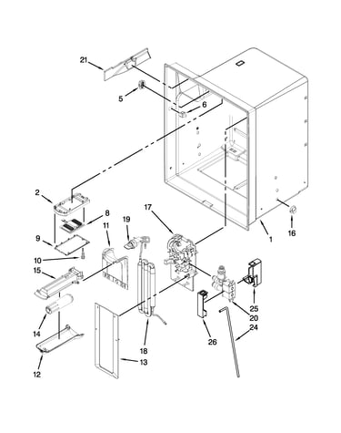 Refrigerator liner parts