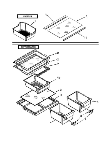 Shelf parts