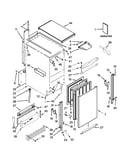 Cabinet, door and liner parts