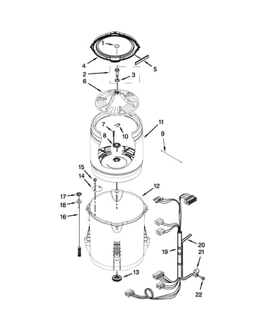 Basket and tub parts