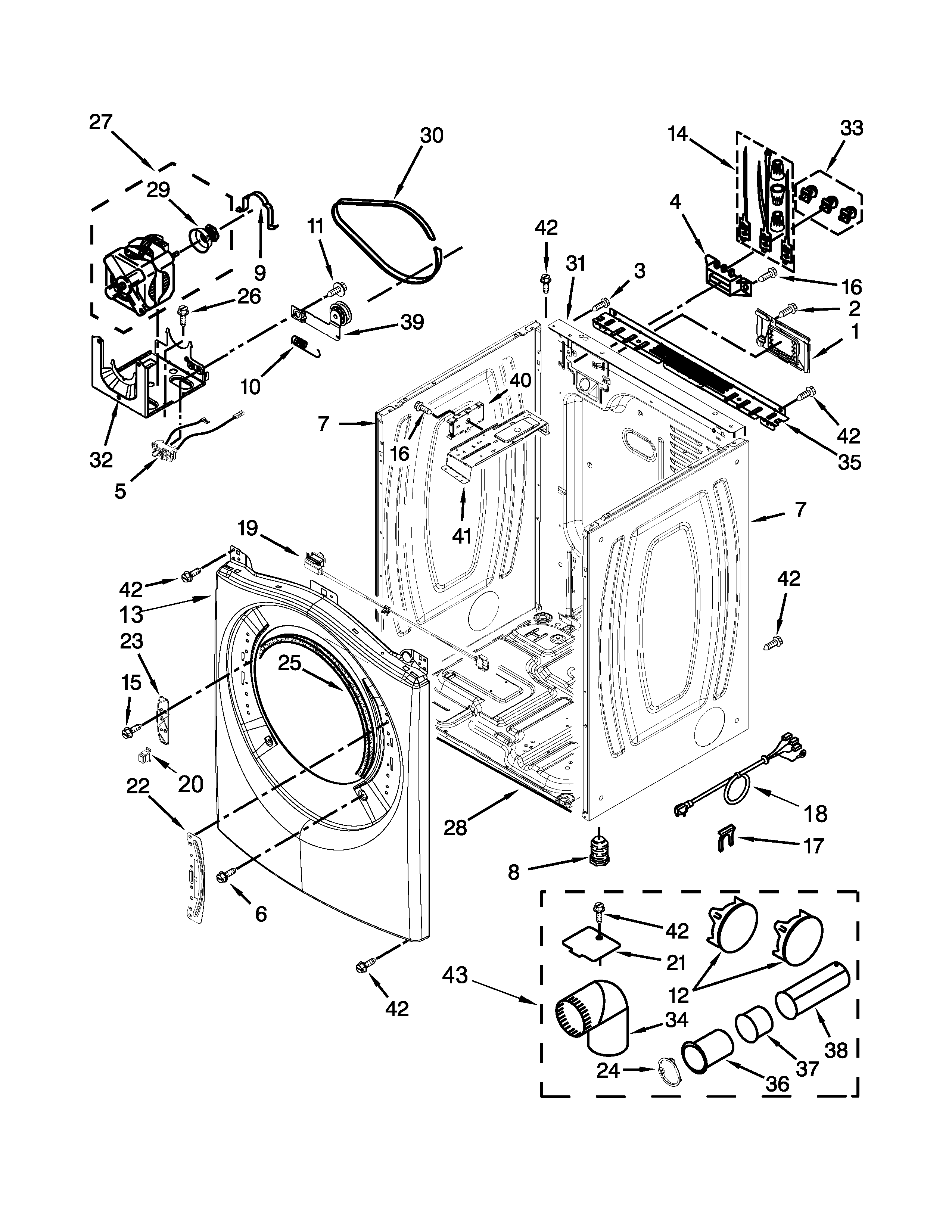 Cabinet parts