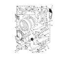 Whirlpool YWED94HEAW1 bulkhead parts diagram