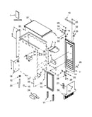 Cabinet, door and liner parts
