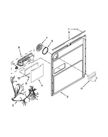 Inner door parts