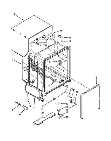 Tub and frame parts