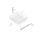 Maytag MDBH949PAW4 upper rack and track parts diagram