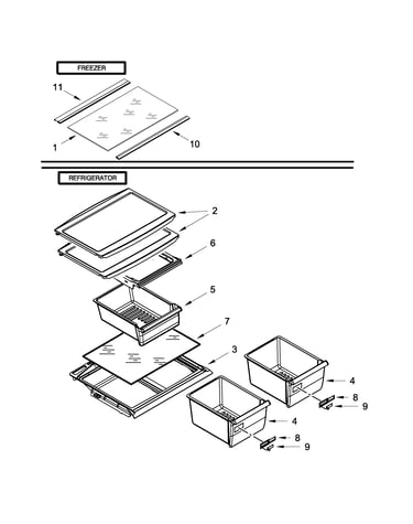 Shelf parts