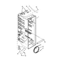 KitchenAid KSRV22FVBT00 refrigerator liner parts diagram
