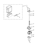 Motor and ice container parts
