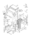 Cabinet, door and liner parts