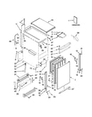 Cabinet, door and liner parts