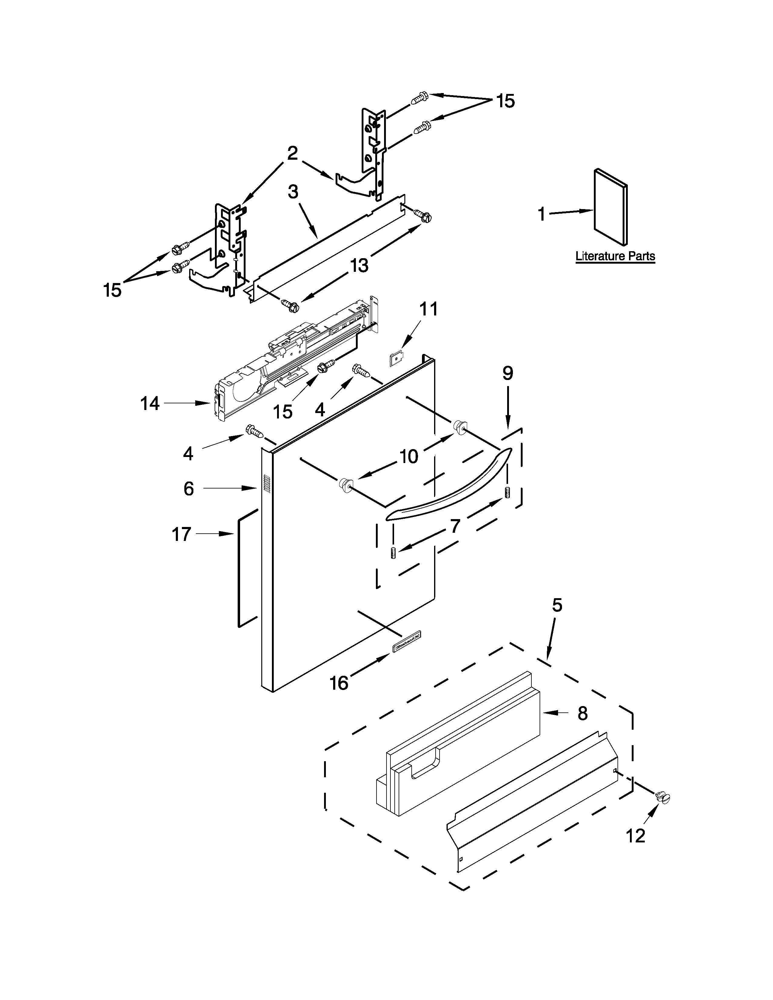 Door and panel parts