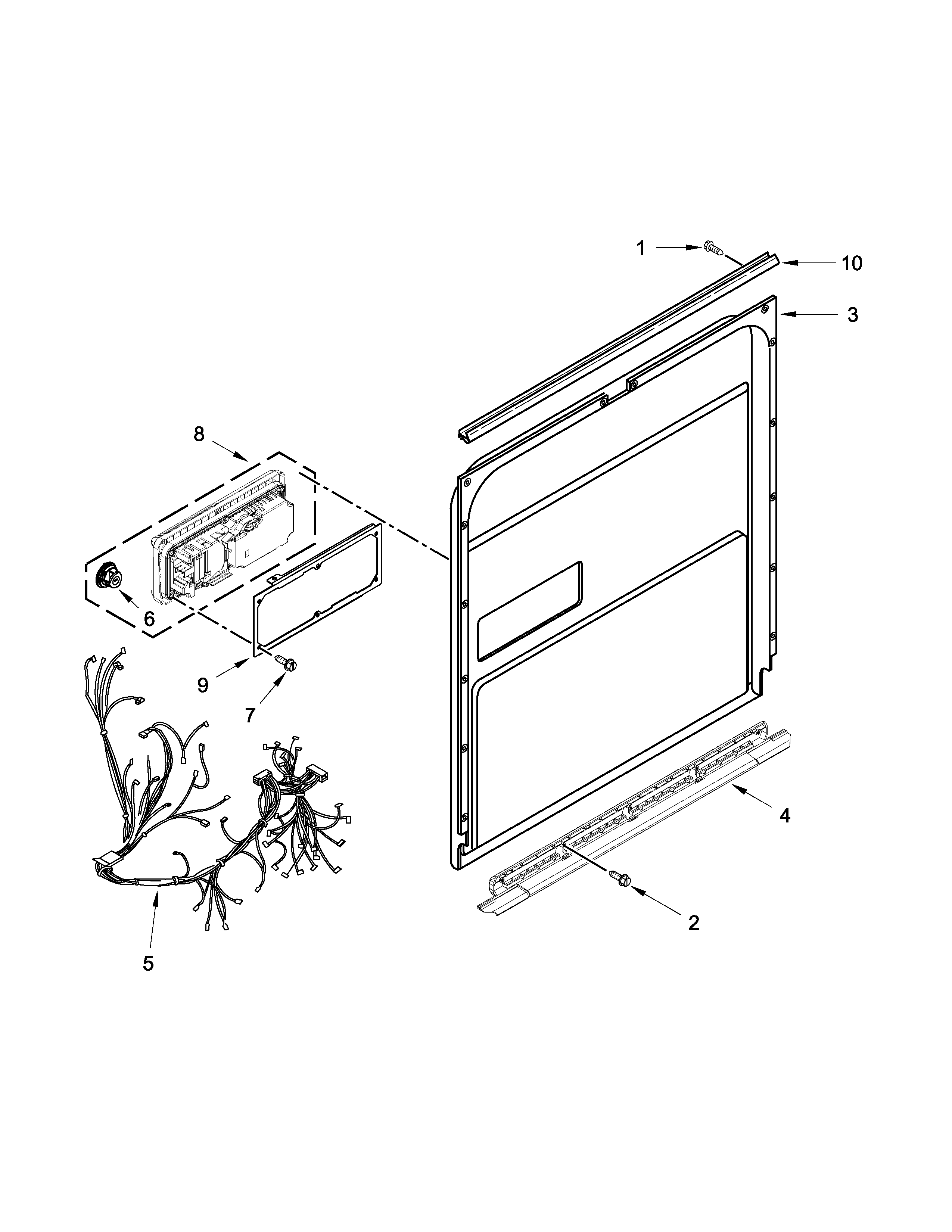 Inner door parts