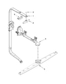 Upper wash and rinse parts