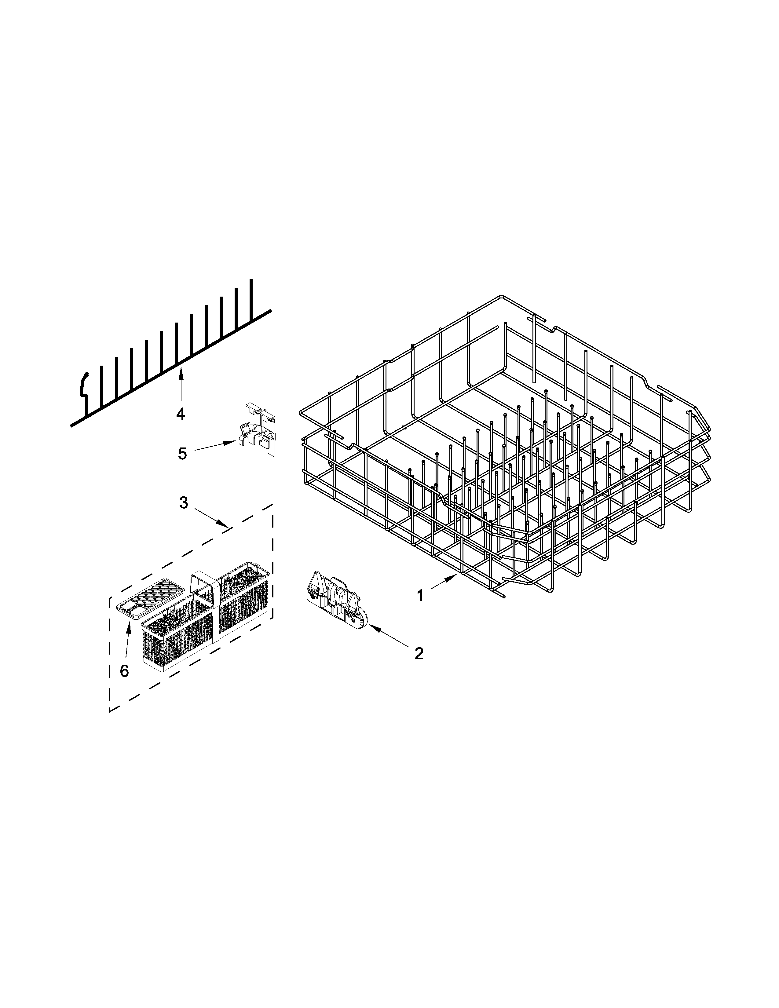 LOWER RACK PARTS