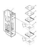 Freezer liner parts