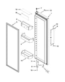 Refrigerator door parts