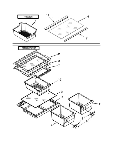Shelf parts