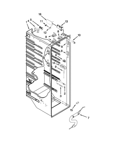 Refrigerator liner parts