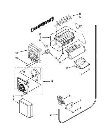 Ice maker parts