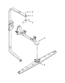 Upper wash and rinse parts