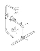Upper wash and rinse parts