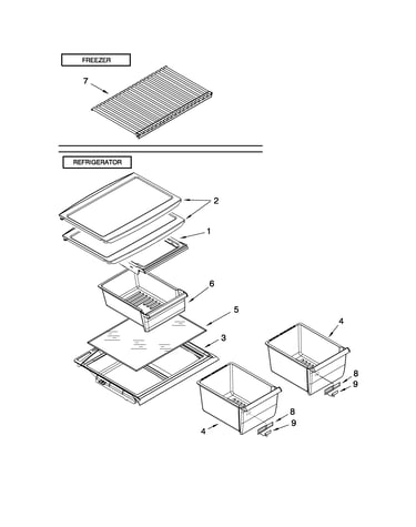 Shelf parts