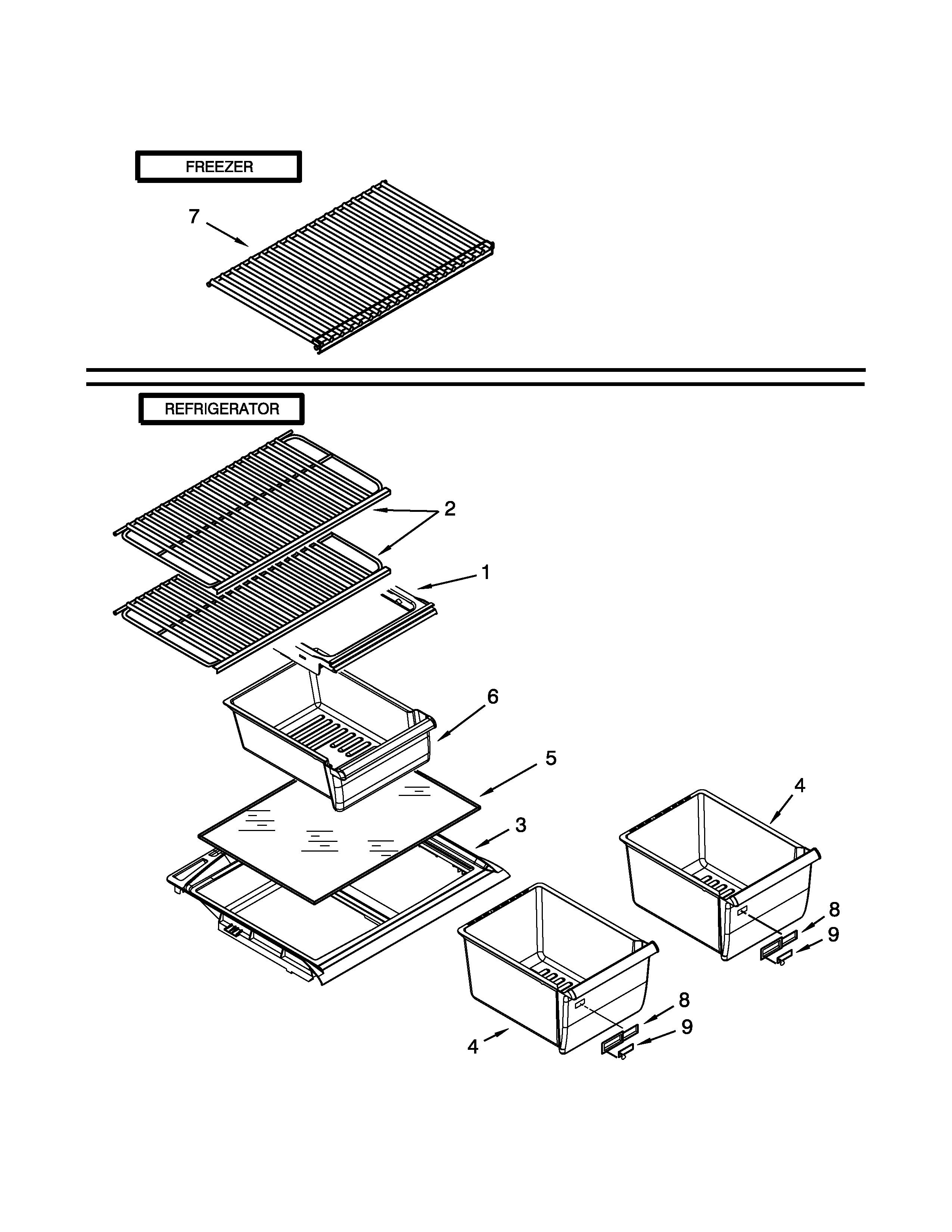 SHELF PARTS