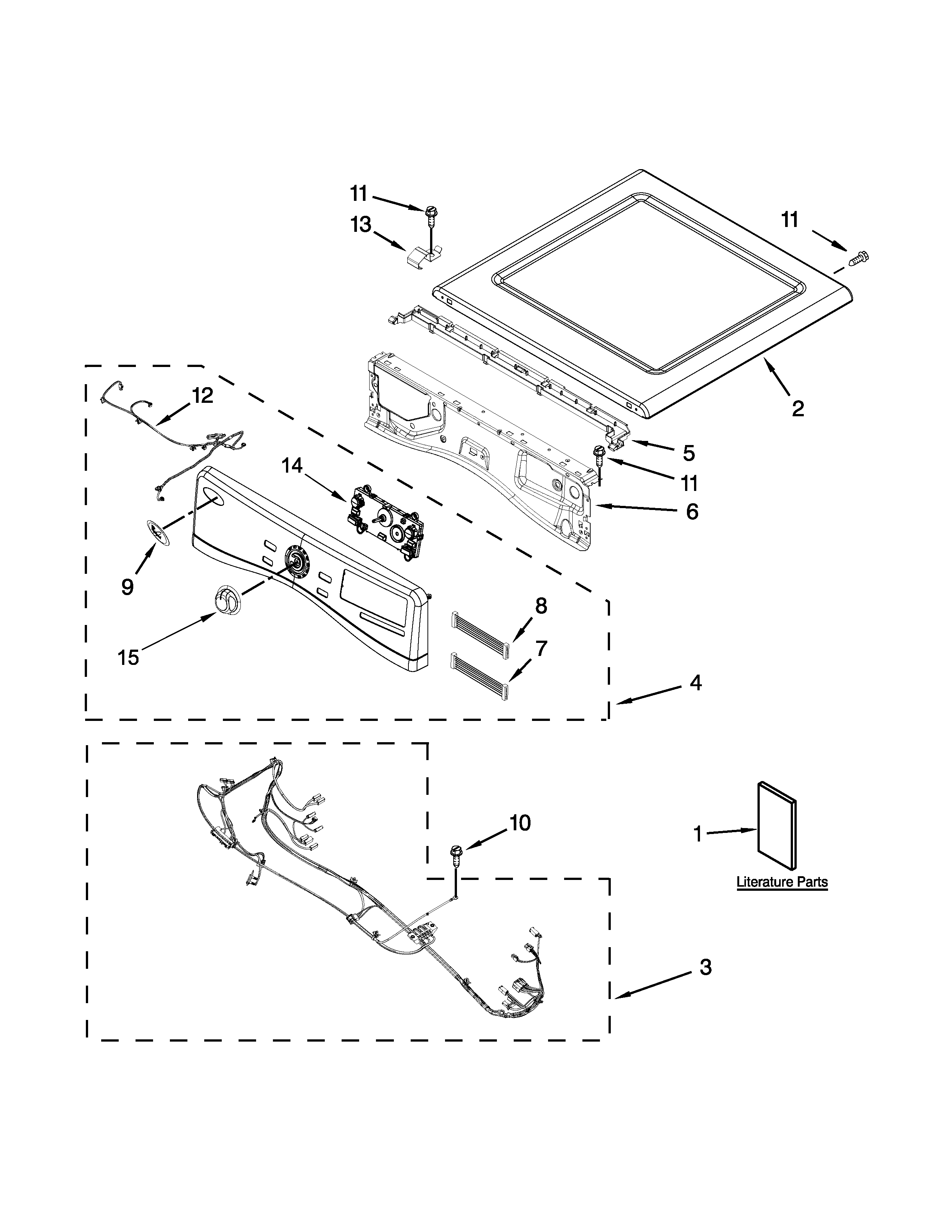 TOP AND CONSOLE PARTS