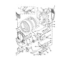 Whirlpool WED94HEXL0 bulkhead parts diagram