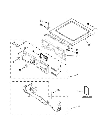 Top and console parts