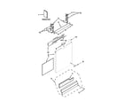 KitchenAid KDFE304DBL0 door panel parts diagram