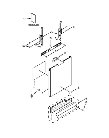 Door and panel parts