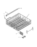Upper rack and track parts