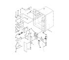 Amana AFI2538AES4 refrigerator liner parts diagram